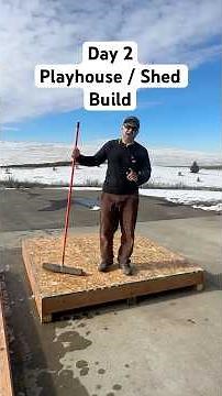 Day 2: Shed / Playhouse platform and skids