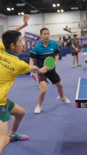 🇺🇸 🇦🇺 = 🔥 Charles Shen & Chulong Nie just defeated Nandan Naresh & Bosman Botha to become the 2023 US Open Table Tennis Championships U17 Boys' Doubles Champions. | USA Table Tennis