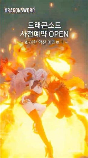 [드래곤소드] 인게임 미리보기 ㅣ 화려한 액션