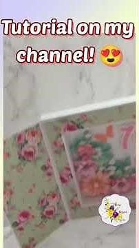 This shadow box gatefold card is happiness! I have a tutorial, check it out! 😍❤️