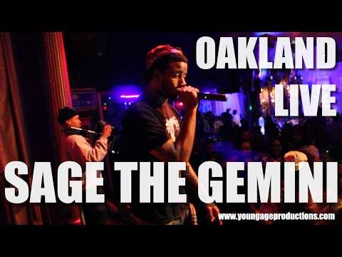 Sage the Gemini performing at Oakland Live