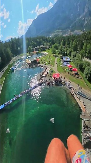 90ft Cliff Dive POV 🤯 🎬 Osama Ali #GoPro