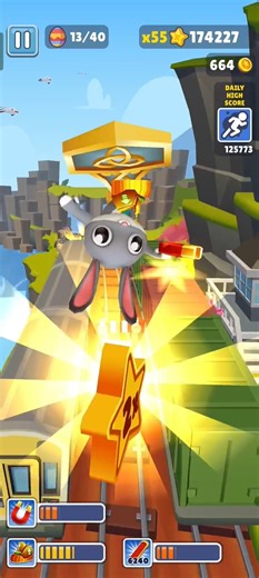 Wait 😱 George 🐰 SUBWAY SURFERS World tour Easter ireland 498 shorts #shortsfeed #subwaysurfers