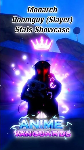 Monarch Doomguy (Slayer) Stats Showcase | Roblox | Anime Vanguards #roblox #animevanguards #showcase