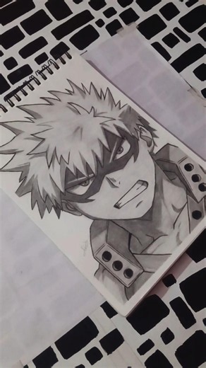 😱 Drawing Bakugo From My Hero Academia