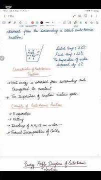 ENDOTHERMIC REACTION | CHEMICAL ENERGETICS | O LEVEL EDEXCEL IGCSE CHEMISTRY