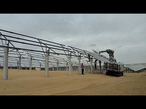 Title: Next-Gen Solar Panel Installation Robot in Action!