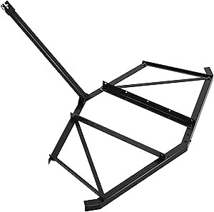 Walensee Driveway Drag, Heavy Duty Steel Drag Harrow 66" Width, Tow Behind Landscape Drag Harrow with Pin-Style Hitch, Driveway Tractor Gravel Level Driveway Grader for ATVs, UTV, Garden Lawn Tractors