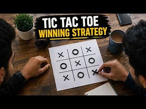 Tic Tac Toe Winning strategies | How to win Tic tac toe | tic tac toe game