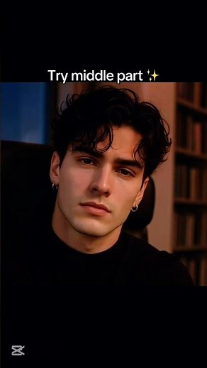 ✨ Middle Part Hairstyle for Men | Easy Styling Tutorial