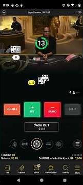 live blackjack session