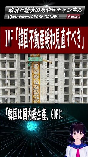 韓国経済 IMFが警告 「GDPに対する家計債務の比率が経済協力開発機構 OECDで最も高い国の一つ」「 債務増加率を鈍化させることに政策的努力を集中しなければならない」＃shorts
