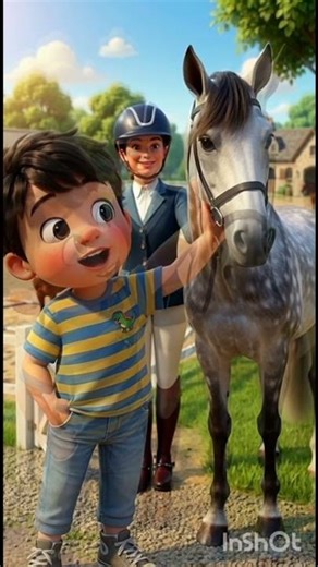 Horse Riding - Learning #shots #animation #horseriding #riding. #cartoon