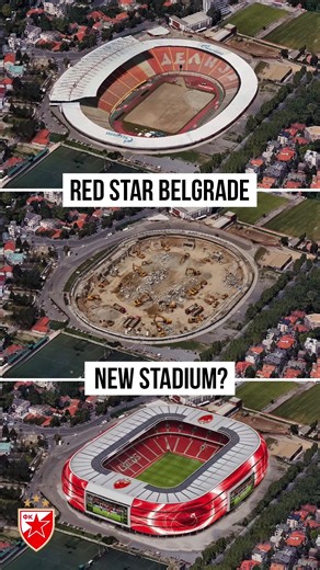 Red Star Belgrade’s NEW 50,000-Seat Stadium! 🔥🏟️ (Concept) We rebuild the future home of Red Star Belgrade! A brand-new, fully modern 50,000-seat stadium rising from the giant hole where Rajko Mitic once stood. A bold, futuristic vision for one of Europe’s most passionate clubs. What do you think of this project?🧐 Follow us for the most original content about stadiums around the world ✌️ #football #viral #fyp #stadium #serbia