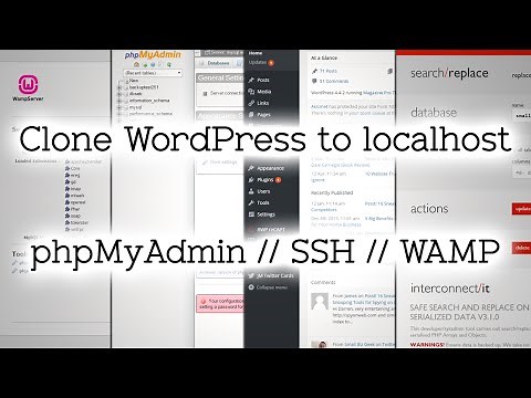 Clone Public WordPress Website to WAMP localhost (No Plugins)