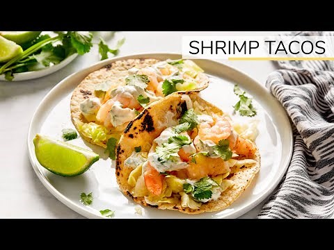 SHRIMP TACOS | easy, healthy recipe