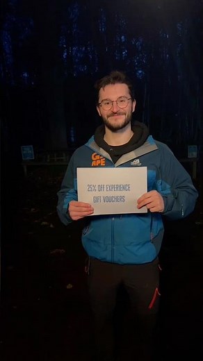 You can enjoy 25% off all Go Ape gift experience vouchers this December 🎁🙌🏻 #goape