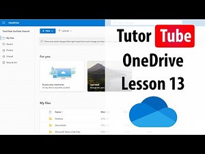 Microsoft OneDrive - Lesson 13 - Download Files and Folders
