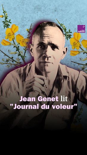 Écoutez Jean Genet lire un extrait de "Journal du voleur" (1949), récit autobiographique où l'auteur explore ses errances et ses souvenirs. Orphelin, voleur, déserteur… Genet fut un poète des marges, qui a passé sa vie entière sur la route. Les fleurs, emblème de son patronyme, sont alors devenues ses compagnes. 🌼 "Je suis seul au monde, et je ne suis pas sûr de n'être pas le roi, peut-être la fée de ces fleurs." 🎧 Pour tout savoir de la vie de ce voyou et génie littéraire, écoutez La Grande T