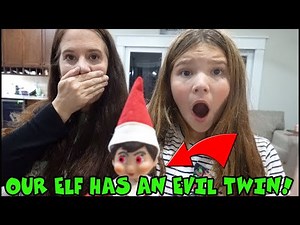 Our Elf On The Shelf Has An EVIL TWIN! Smellie Darkle