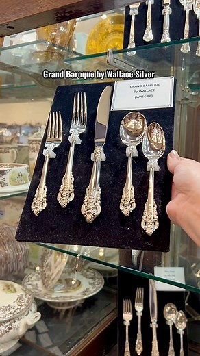Do you know what connects the Baroque period and this sterling silver flatware? Introduced to the world in 1941, Grande Baroque by Wallace Silver has captured the hearts of many, becoming more than just flatware. Explore it now today: https://bit.ly/4d2Mll7 | Replacements, Ltd.