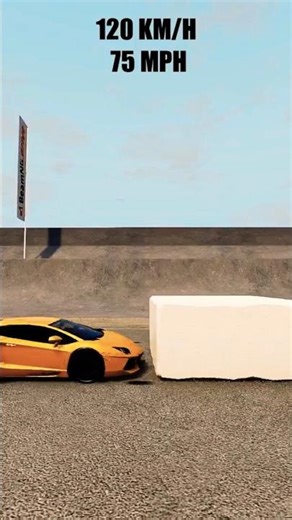 Can a Lamborghini Aventador break a 30 ton Marble block? 🙈