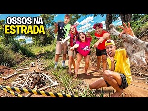 ENCONTRAMOS OSSOS ESTRANHOS NO MEIO DA ESTRADA *Era de um humano ?