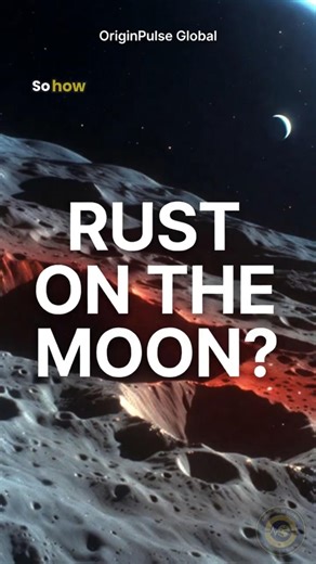 Scientists Found Rust on the Moon… But How ? #mystery #space #moon