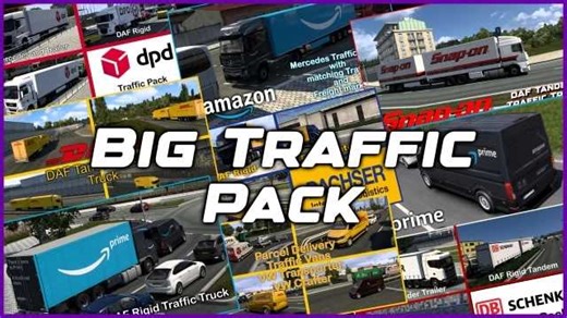 Big Traffic Pack v1.0 | ETS2 mods