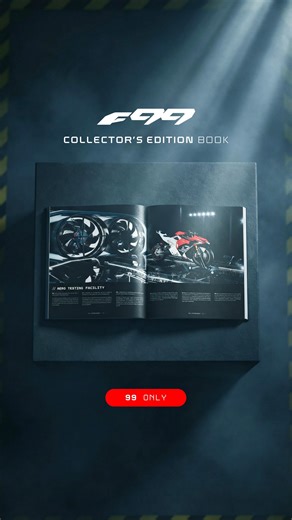 Ultraviolette on Instagram: "What does it take to build a legend? Turn the page to find out. The F99 Collector’s Edition Book chronicles every breakthrough, every challenge, every milestone that shaped India’s fastest superbike. This is the story behind the speed. Limited to 99 editions worldwide ⚡ Link in Bio . . . . . #Ultraviolette #F99 #CollectorsEdition"