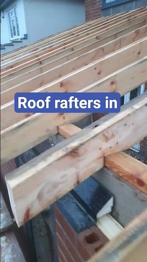 extension lean to roof. #construction #building #builder #youtubeshorts #roofing #joinery #diy #fyp