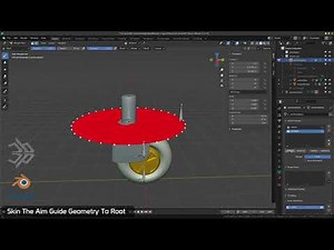 Semi Dynamic Cart Wheel in Blender