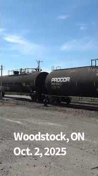 Ontario Southland #railway short line #train at Woodstock. #shorts