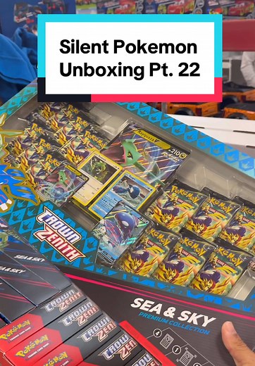Silent Pokemon Unboxing: Crown Zenith Edition