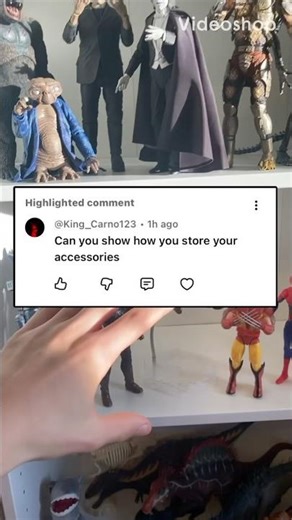 How to store figure accessories #actionfigures #howto #collectible #collection #acsessories #toys
