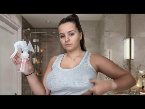 [4K] Manual Breast Pump Tutorial for Moms | Easy & Quiet Milk Expression #breastpump #breastfeeding