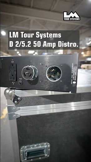 50 Amp Rack Mount Power Distro | D 2/5.2 | LM Tour Systems