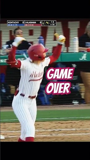 Game 1 In The Books… Vandagriff Ends It 🔥 | Alabama Softball
