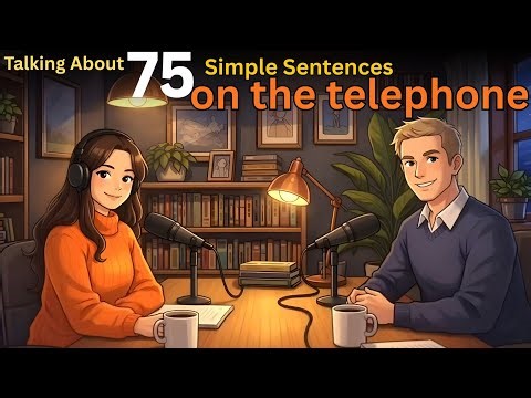 75 Simple Sentences on the Telephone | Easy English Conversation Practice