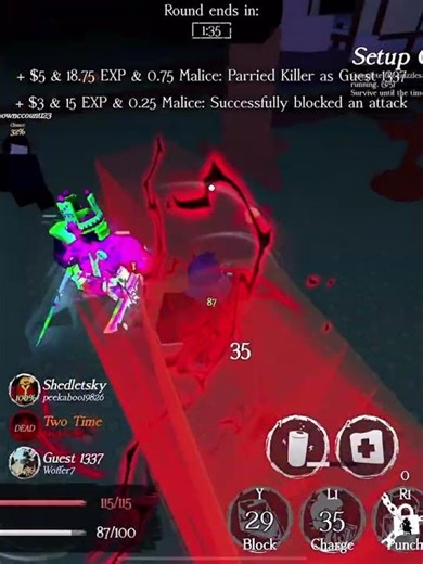 Auto block, Reaction or prediction? #roblox #forsaken #guest1337 