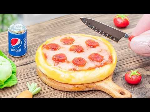 Best Miniature Pepperoni Pizza Recipe 🍕 Miniature Cooking Food Compilation