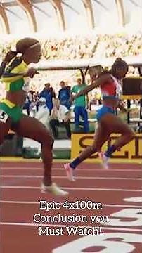 USA vs Jamaica Women's 4x100m Relay 2022 | EPIC Finish Line Showdown! #trailer