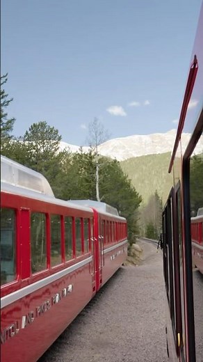 A Glimpse of the Pikes Peak Cog Railway Train Ride