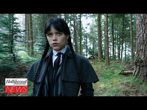 'Wednesday' Season 3 First Look Drops With Jenna Ortega Arriving in Paris | THR News