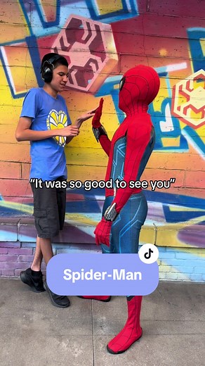 Spider-Man's Heartwarming Reunion with Thomas