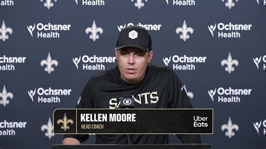Kellen Moore's Friday Press Conference #Saints | @UberEats | New Orleans Saints