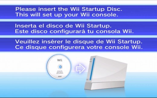 用Wii启动光盘(Startup Disc)安装系统菜单1.0U