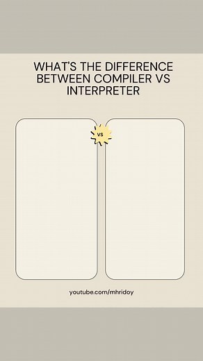 1. #TechBreakdown #CompilerVsInterpreter #CodingLife #ProgrammingEssentials #TechExplained #CodeWisdom #BehindTheCode #TechReels #DevJourney | CodeSage by Moshiur