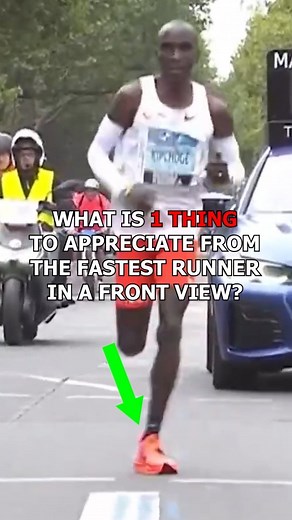 Dr. JP Gloria | PT & Performance Coach for Runners on Instagram: "1 thing you can appreciate from the fastest marathon runner from a front view - One thing you guys pointed out is the heel moving inward as the foot lands. - This movement is called pronation. - Now, you may have heard the word pronation in more of a negative context as it is commonly referred to as a movement that needs to be avoided. - However, as you can see from the greatest marathon runner in the world, pronation is actually