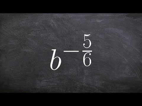 How to simplify a negative rational exponent